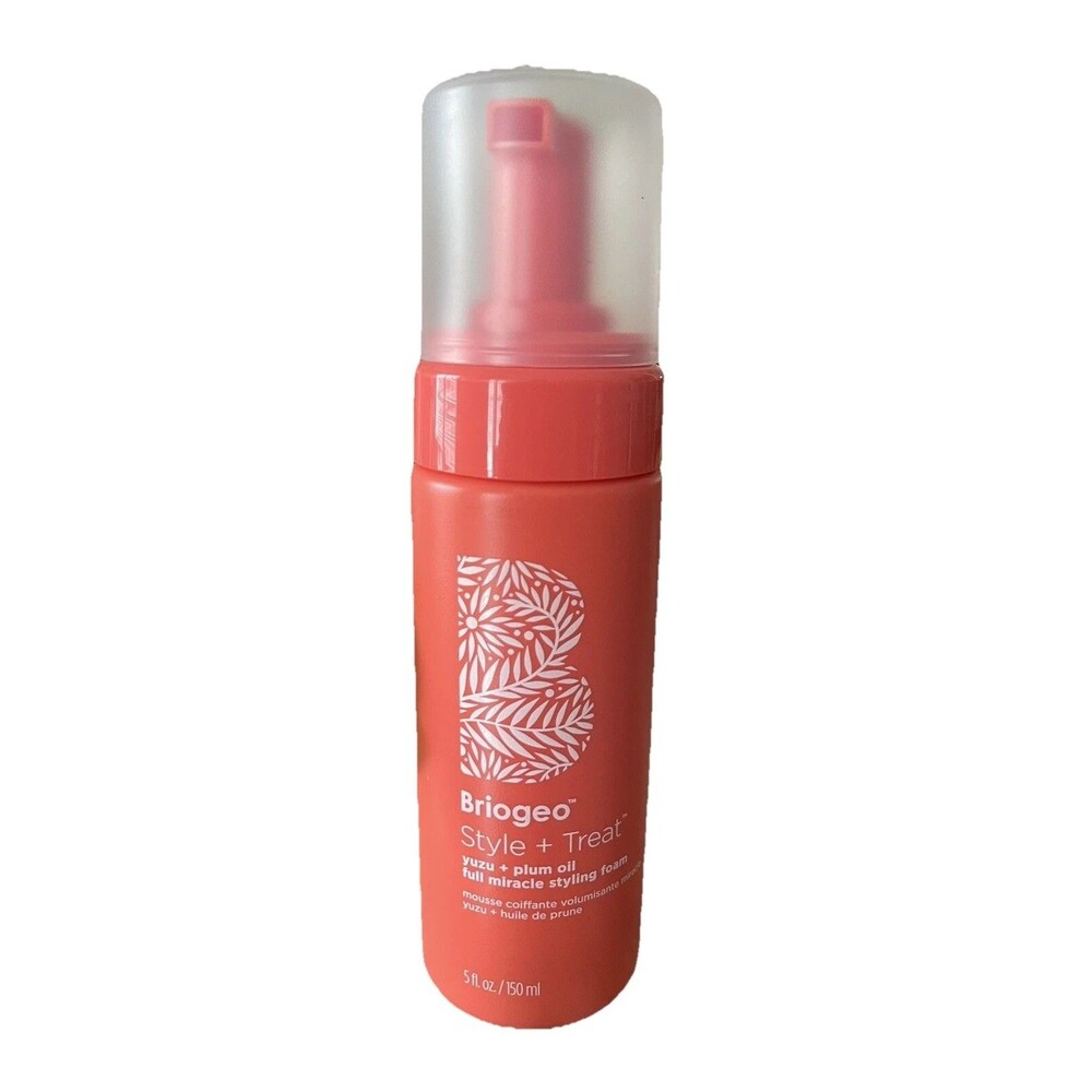 Briogeo Style + Treat Yuzu + Plum Oil Full Miracle Styling Foam 5 oz BRAND NEW